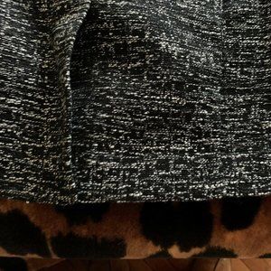 NWT Women’s DKNY Black/White Textured V-neck Sleeveless Sheath Dress Size 8
